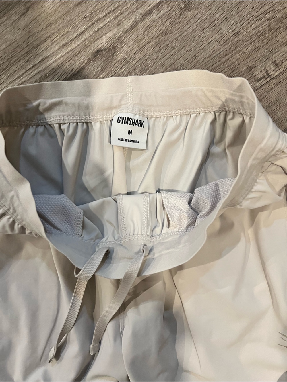 Gymshark Men's Cream Studio Joggers - Picture 2 of 4